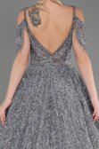 Long Grey Evening Dress ABU3708