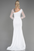 Long White Evening Dress ABU3712