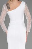 Long White Evening Dress ABU3712