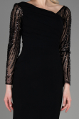 Long Black Evening Dress ABU3712