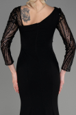 Long Black Evening Dress ABU3712