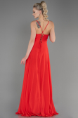 Coral Long Prom Gown ABU1305