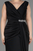 Long Black Formal Plus Size Dress ABU3737