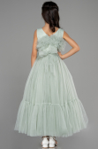 Long Turquoise Girl Dress ABU3726