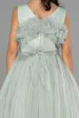 Long Turquoise Girl Dress ABU3726