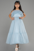 Long Blue Girl Dress ABU3726