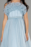 Long Blue Girl Dress ABU3726