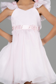 Long Powder Color Girl Dress ABU3722