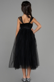 Black Long Girl Dress ABU3031