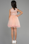 Short Salmon Girl Dress ABK1973