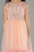 Short Salmon Girl Dress ABK1973