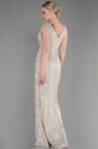 Long Mink Scaly Evening Dress ABU3201