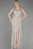 Long Mink Scaly Evening Dress ABU3201