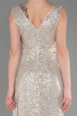 Long Mink Scaly Evening Dress ABU3201