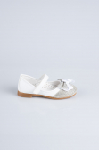 White Leather Kid Shoe MJ4000