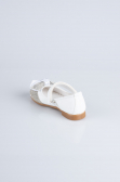 White Leather Kid Shoe MJ4000