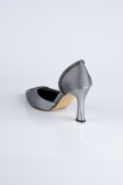 Platinum Satin Stiletto MJ8008