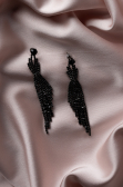 Black Earring UK905