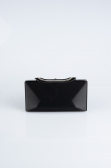 Black Satin Evening Bag V729