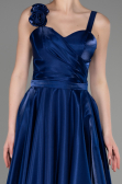 Long Navy Blue Evening Dress ABU3751