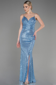 Long Indigo Mermaid Evening Gown ABU3768