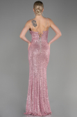 Long Powder Color Mermaid Evening Gown ABU3768