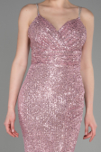 Long Powder Color Mermaid Evening Gown ABU3768