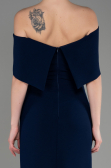 Long Navy Blue Evening Dress ABU3775