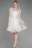 Short White Party Dress ABK2001