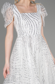 Short White Party Dress ABK2001