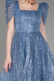 Short Indigo Party Dress ABK2001