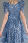 Short Indigo Party Dress ABK2001