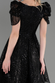 Short Black Party Dress ABK2001