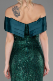 Long Emerald Green Mermaid Evening Gown ABU3770