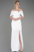 Long White Evening Dress ABU3775