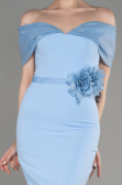 Midi Blue Evening Dress ABK2014