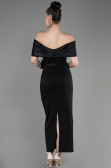 Midi Black Evening Dress ABK2014