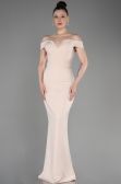 Long Beige Prom Gown ABU3781
