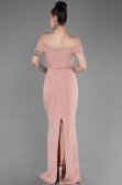 Long Powder Color Prom Gown ABU3781