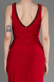 Long Red Mermaid Prom Dress ABU3782