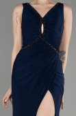Long Navy Blue Mermaid Prom Dress ABU3782