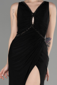 Long Black Mermaid Prom Dress ABU3782