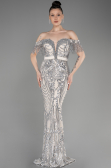 Long Mink Plus Size Engagement Dress ABU3785