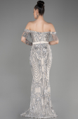 Long Mink Plus Size Engagement Dress ABU3785