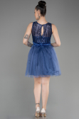 Short Indigo Prom Gown ABK2016
