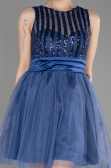 Short Indigo Prom Gown ABK2016