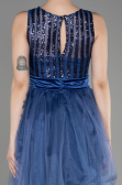 Short Indigo Prom Gown ABK2016