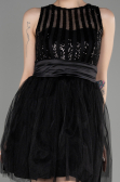 Short Black Prom Gown ABK2016