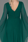 Long Emerald Green Chiffon Evening Dress ABU3541