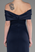 Midi Navy Blue Evening Dress ABK2014